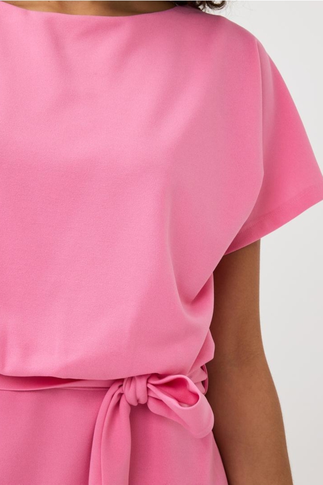 DRESS BATSLEEVE SP25 05011 420 Rose